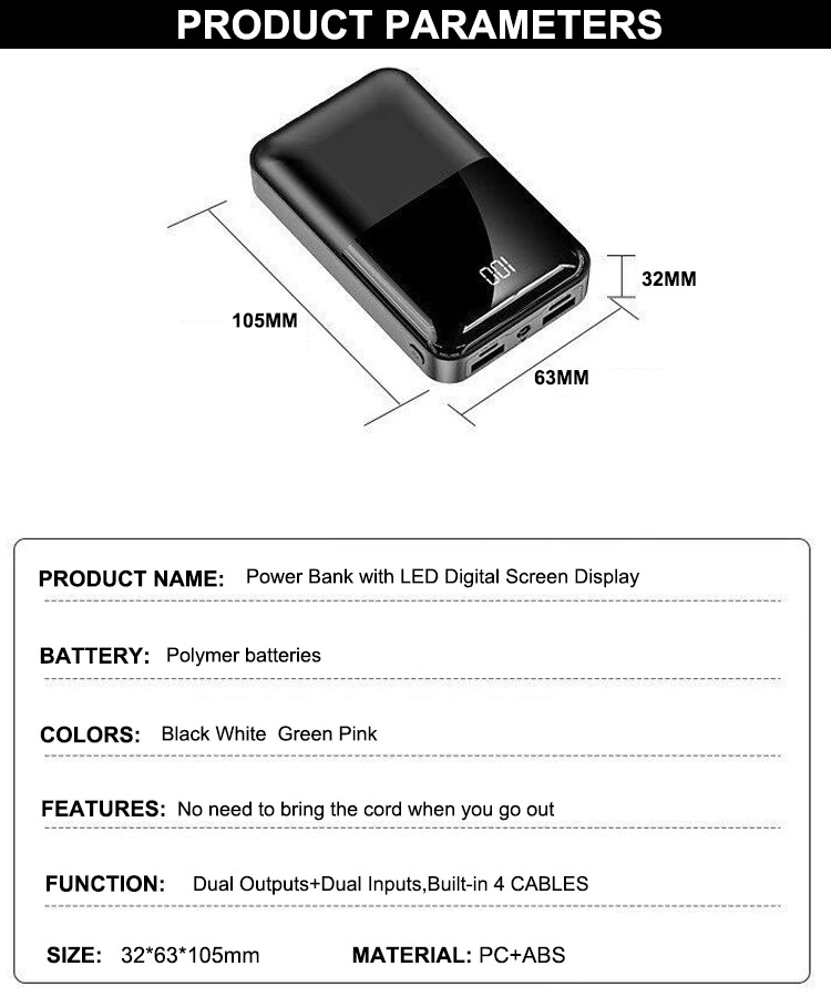 Power Bank PB-L1007