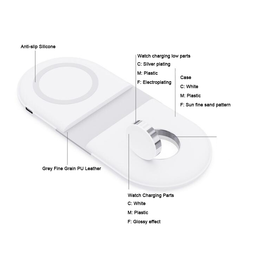 Foldable Magnetic Wireless Charger PWC-02