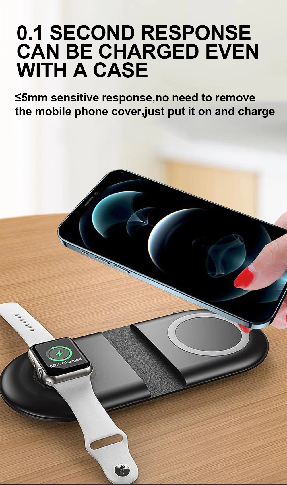 Foldable Magnetic Wireless Charger PWC-02