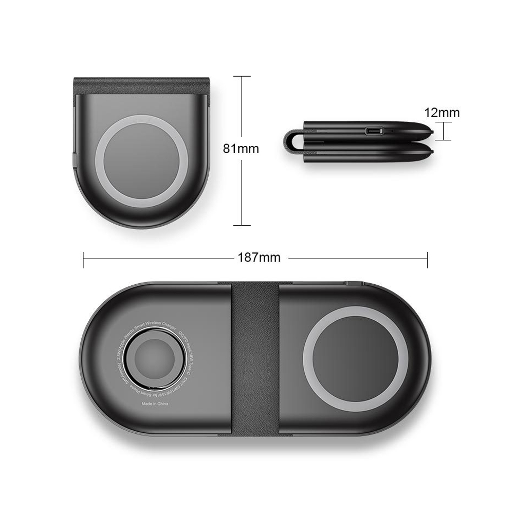 Foldable Magnetic Wireless Charger PWC-02