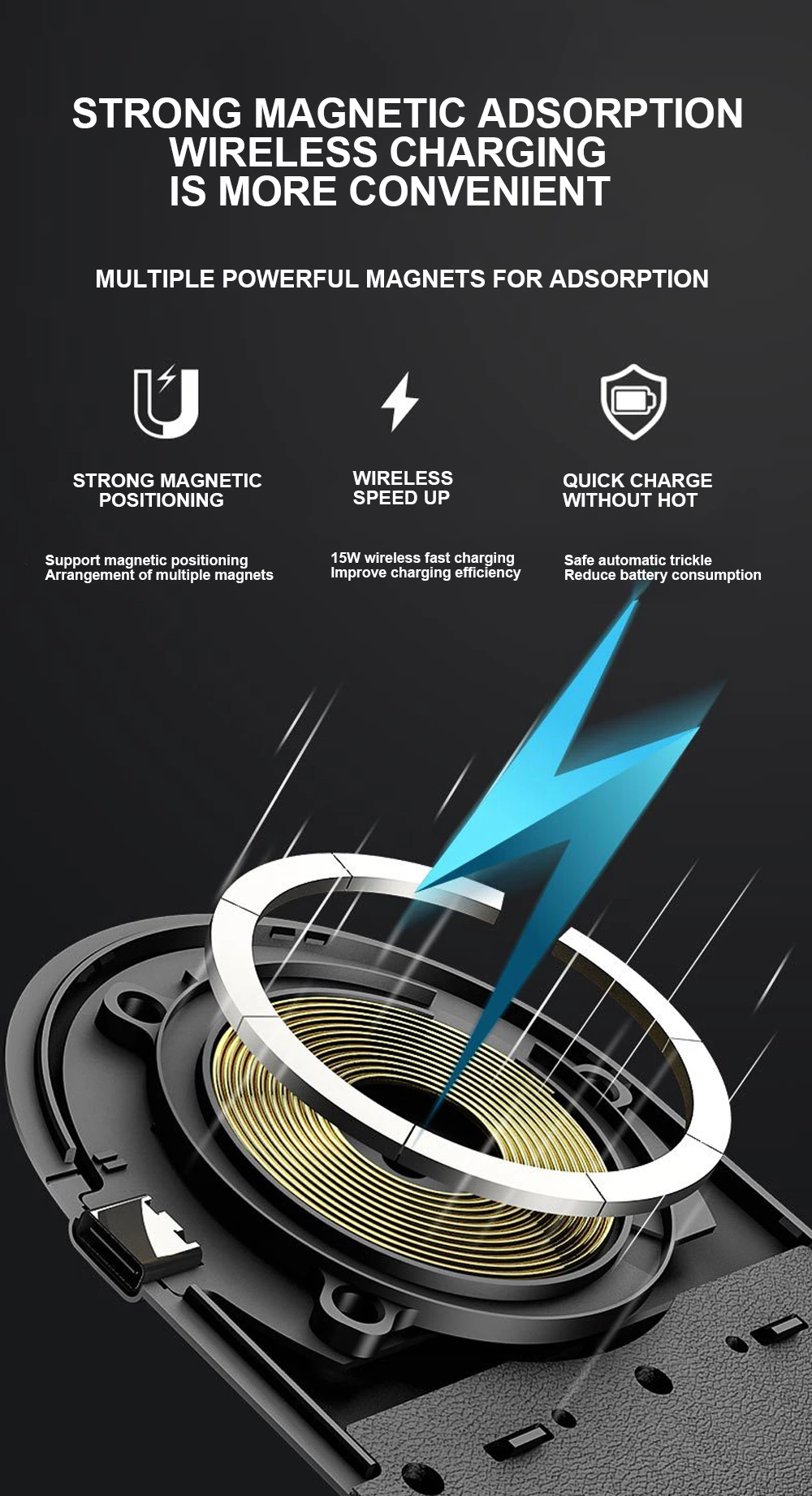 Foldable Magnetic Wireless Charger PWC-02
