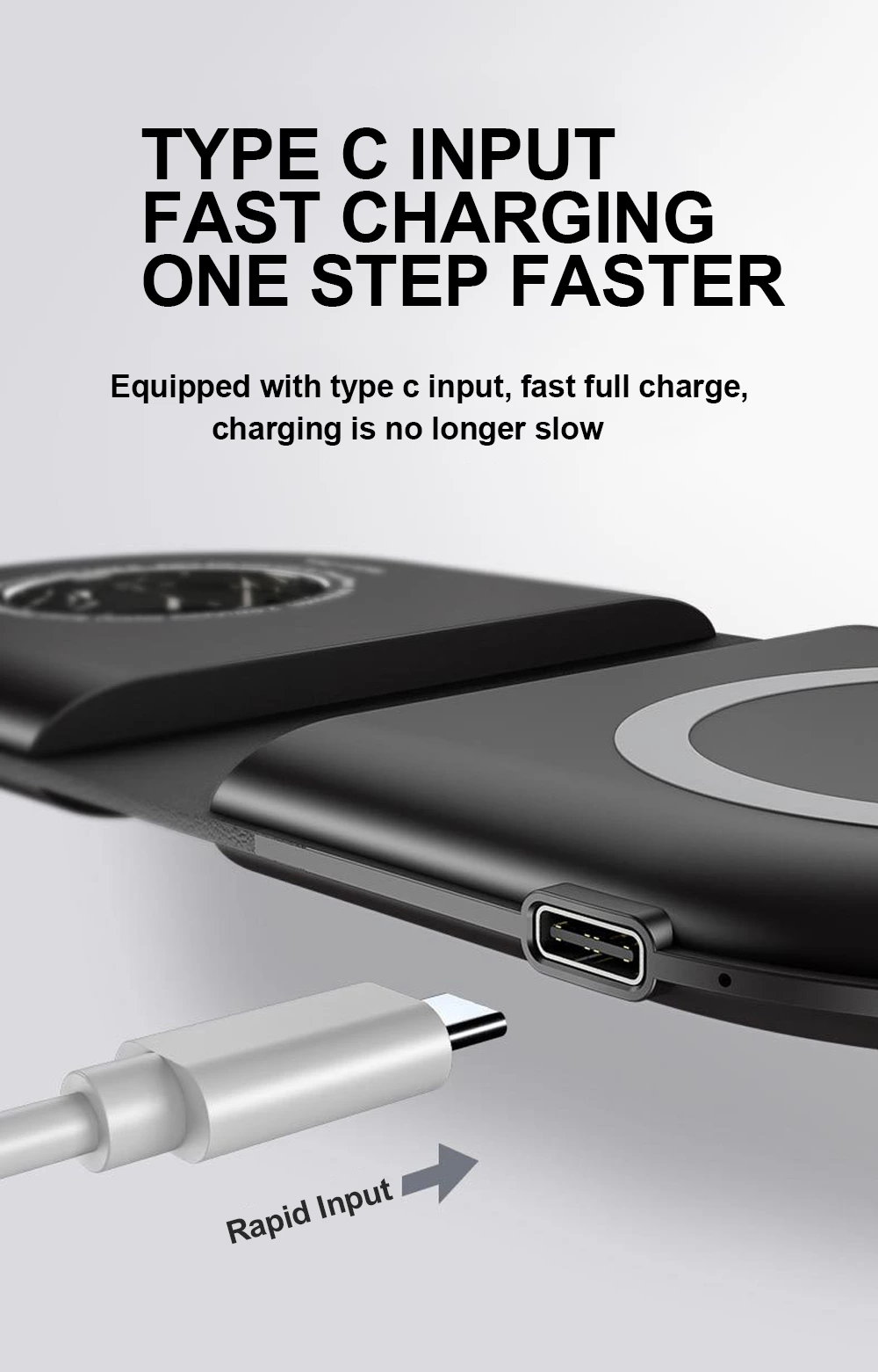 Foldable Magnetic Wireless Charger PWC-02