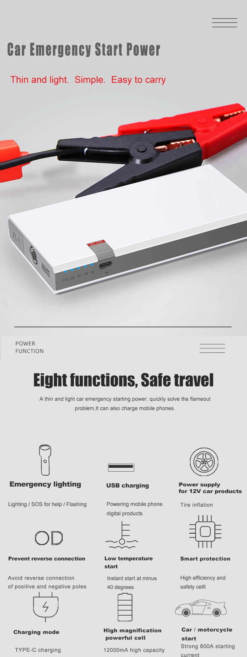 Car Jump Starter CJS-A13