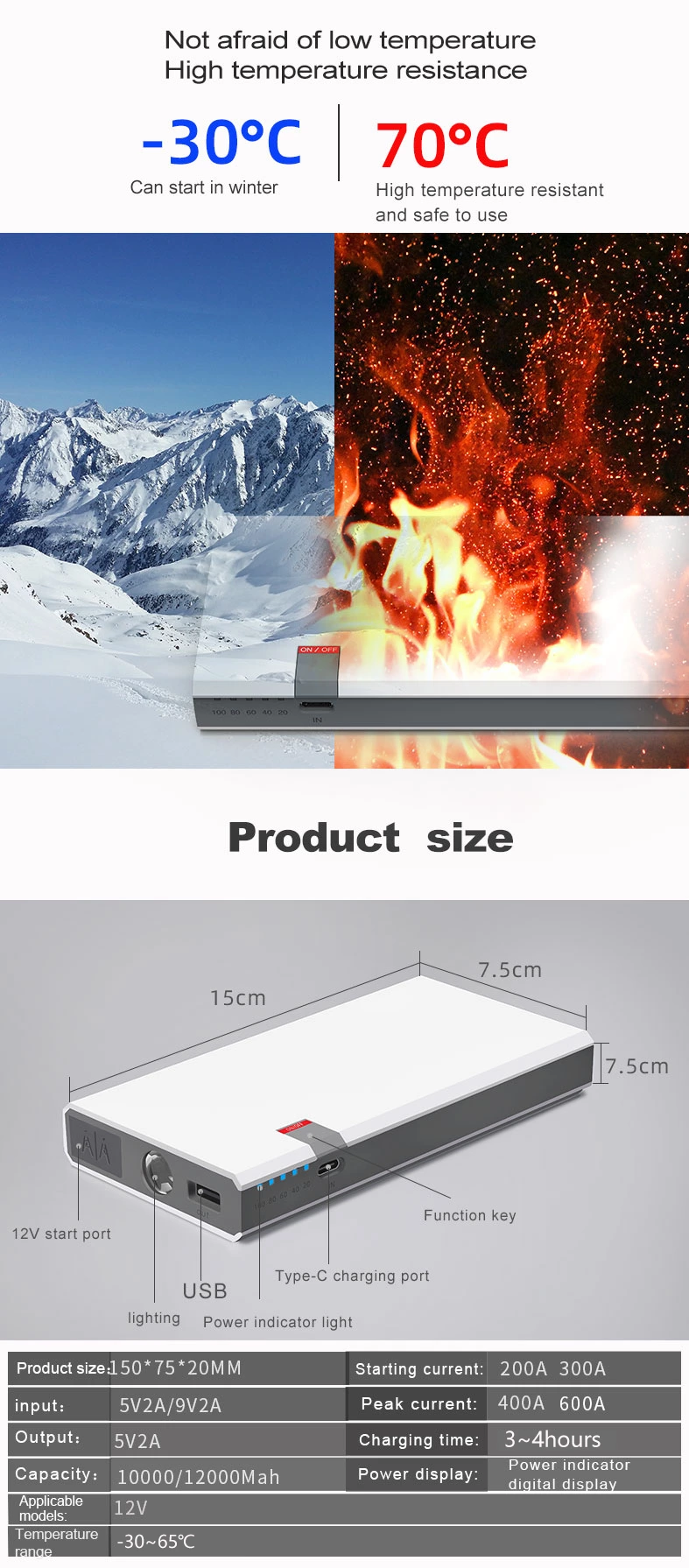 Car Jump Starter CJS-A13