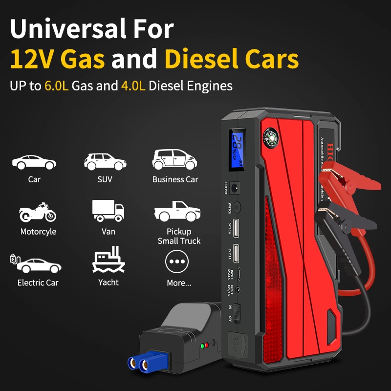 What should I do if the emergency jump starter of the car cannot be charged?