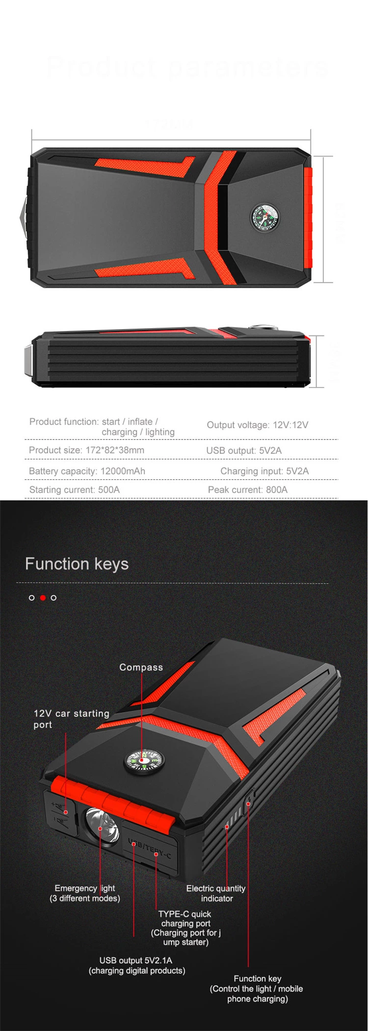 Car Jump Starter CJS-A5