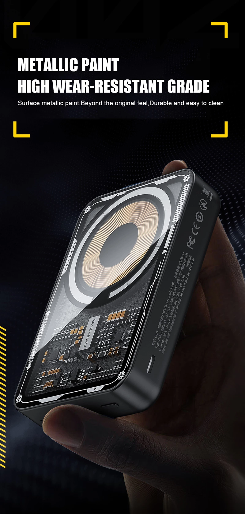 Transparent Power Bank PB-BP215