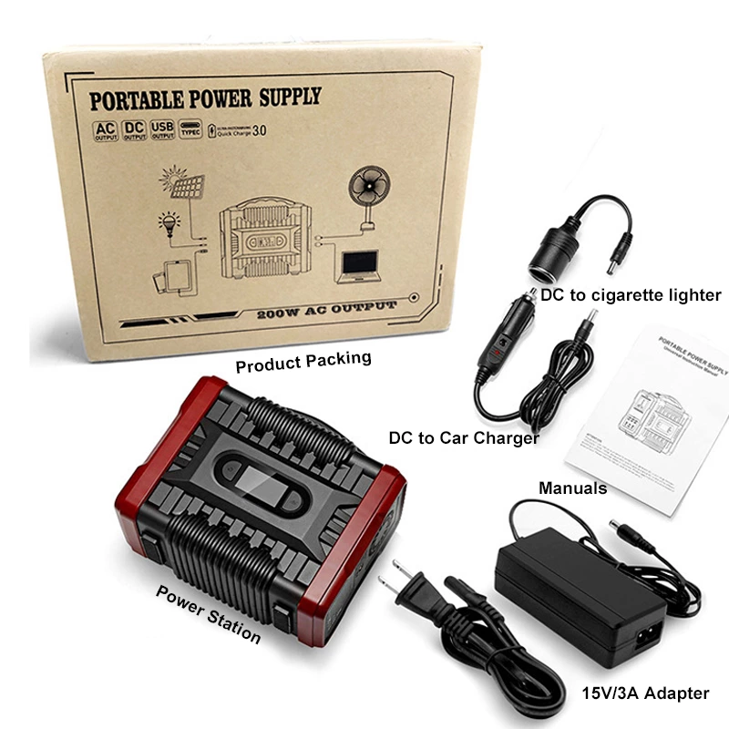 200W Outdoor Portable Power Station
