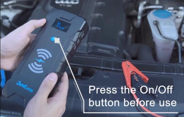 How to use the car emergency jump starter