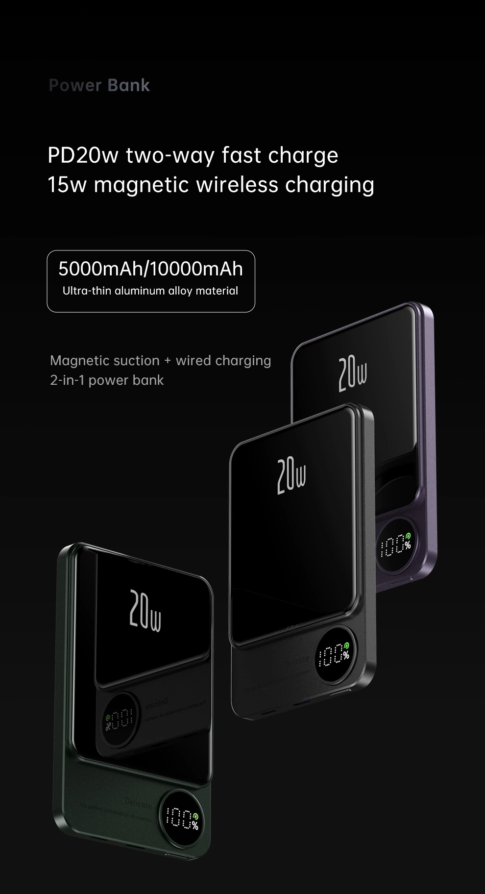 Magnetic Power Bank PB-BP217