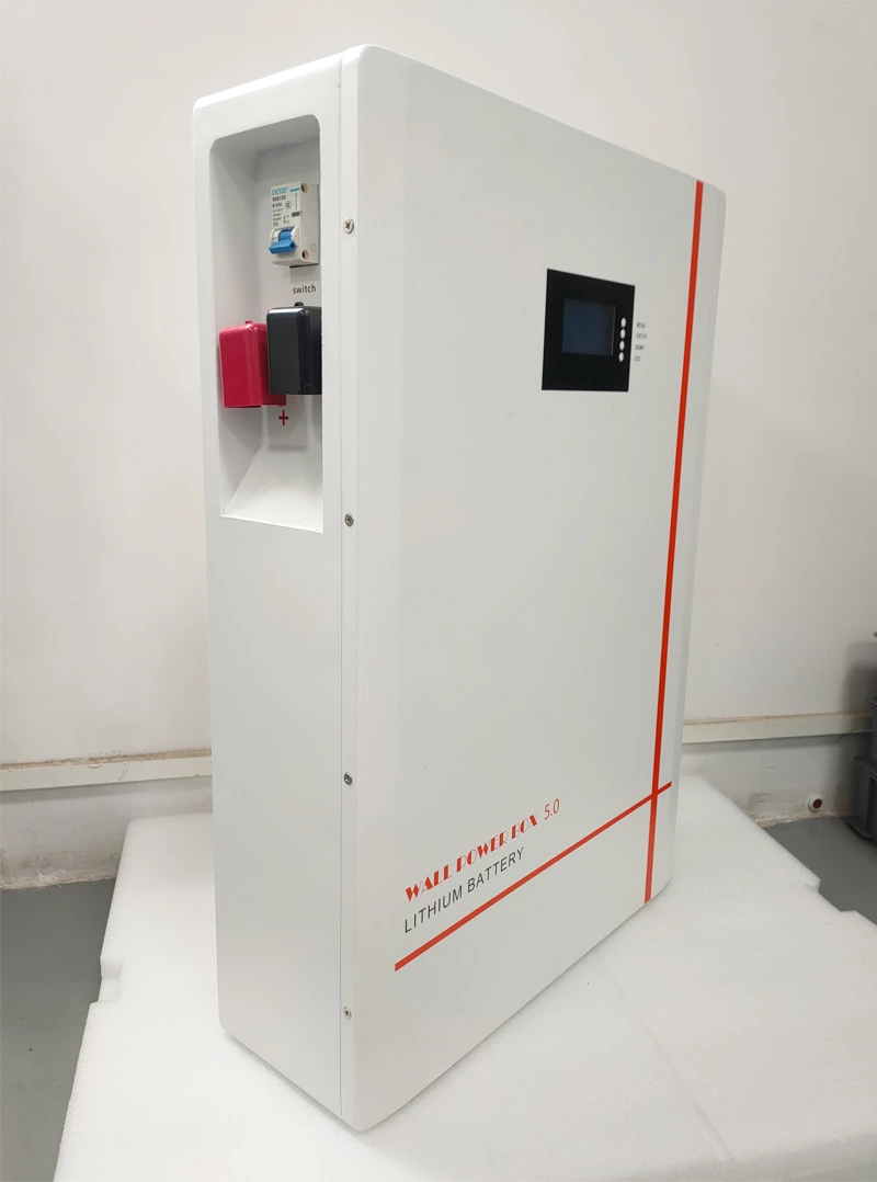 Wall-mounted Solar Energy Storage Battery 5kwh 51.2v LifePo4 Battery for Solar Energy System