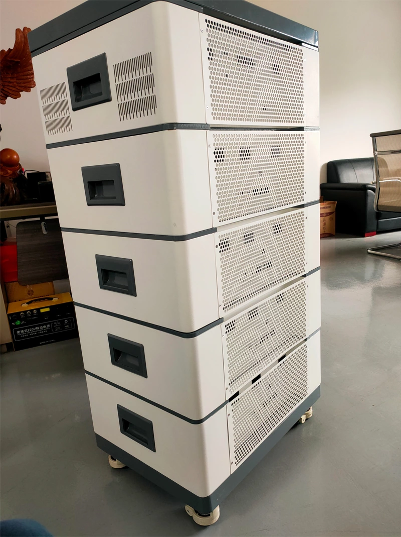 Stackable Battery High Voltage 51.2V Lifepo4 Battery 100ah Battery Cells for Home Energy Storage System