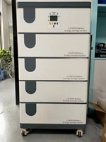 Stackable Battery High Voltage 51.2V Lifepo4 Battery 100ah Battery Cells for Home Energy Storage System