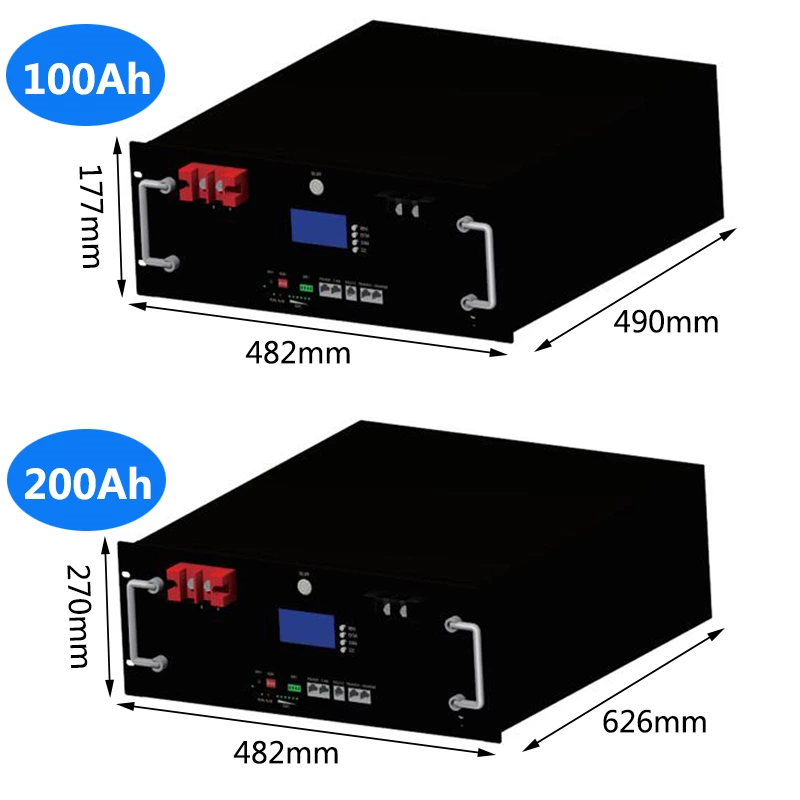 Power Energy Wall Mounted LifePo4 Battery Pack 51.2V 200A 10kWh Battery Pack for Solar Energy Storage System