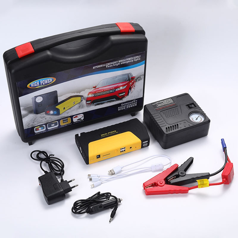 How to operate portable car jump battery booster