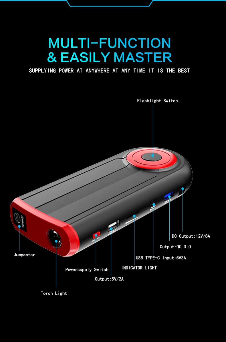 2024 New Style Car Jump Starter