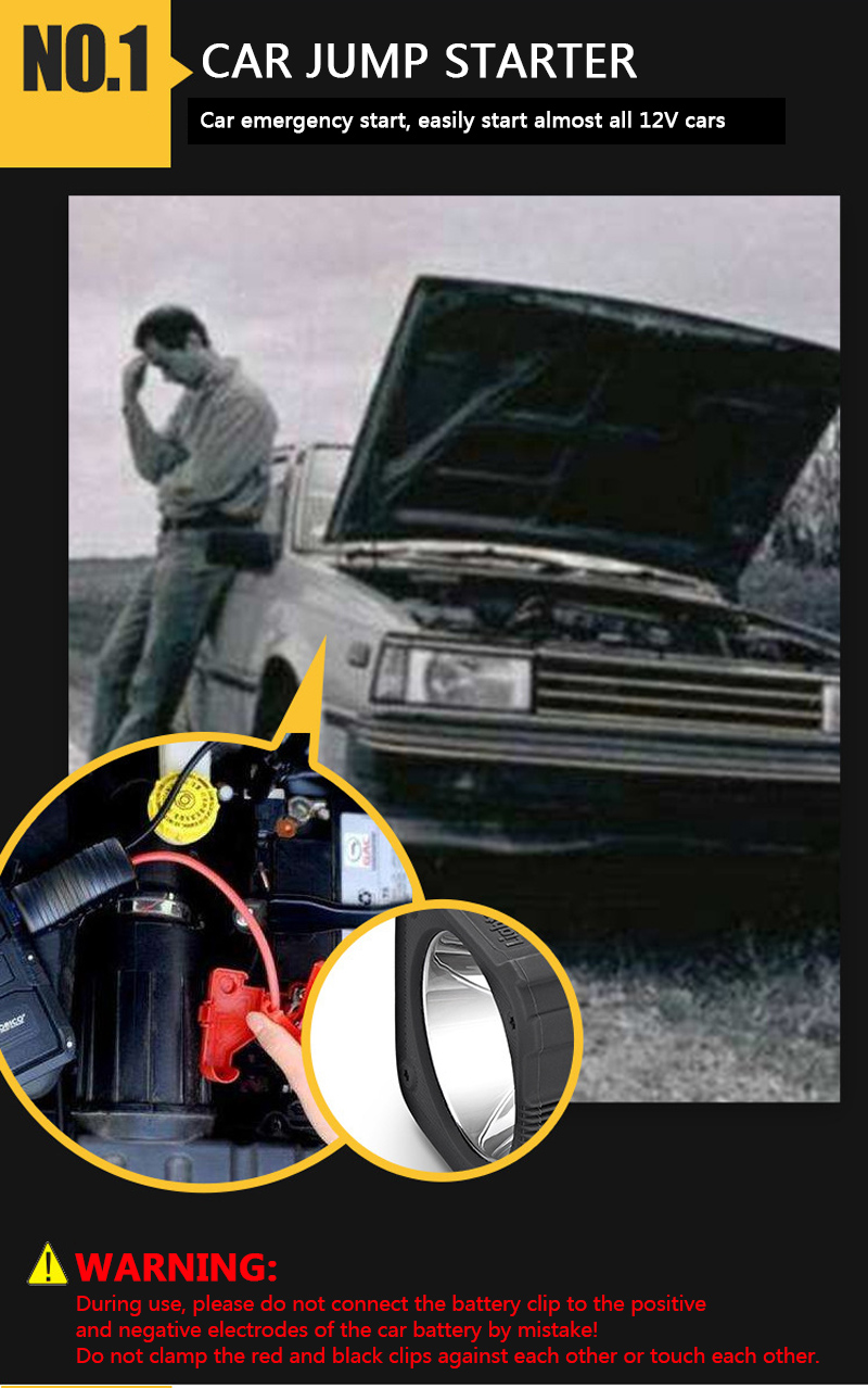Multifunctional Power Station with Car Jump Starter