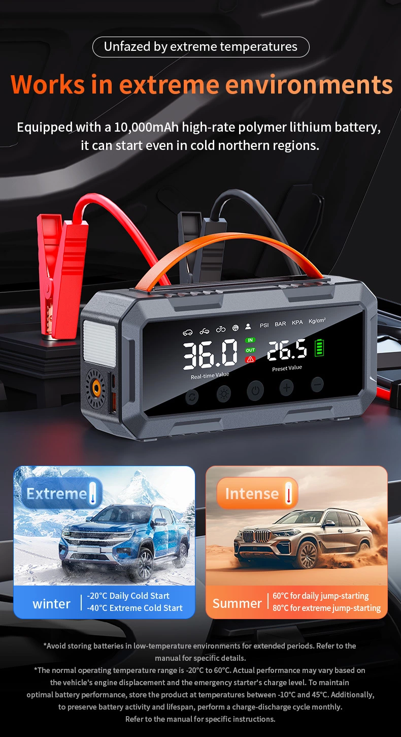 Jump Starter with Air Pump