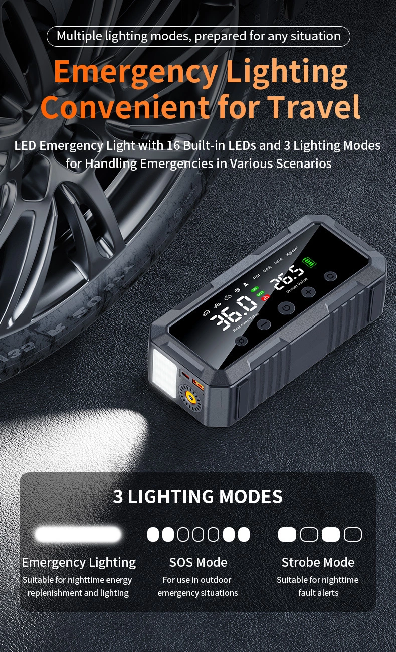 Jump Starter with Air Pump