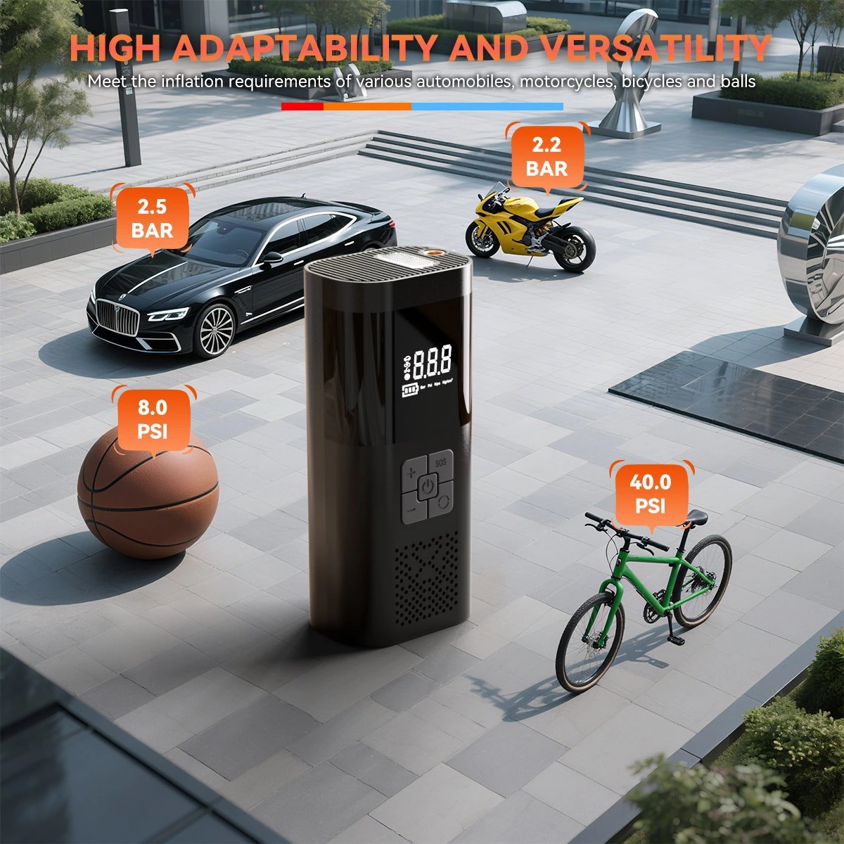 Car Air Pump Jump Starter