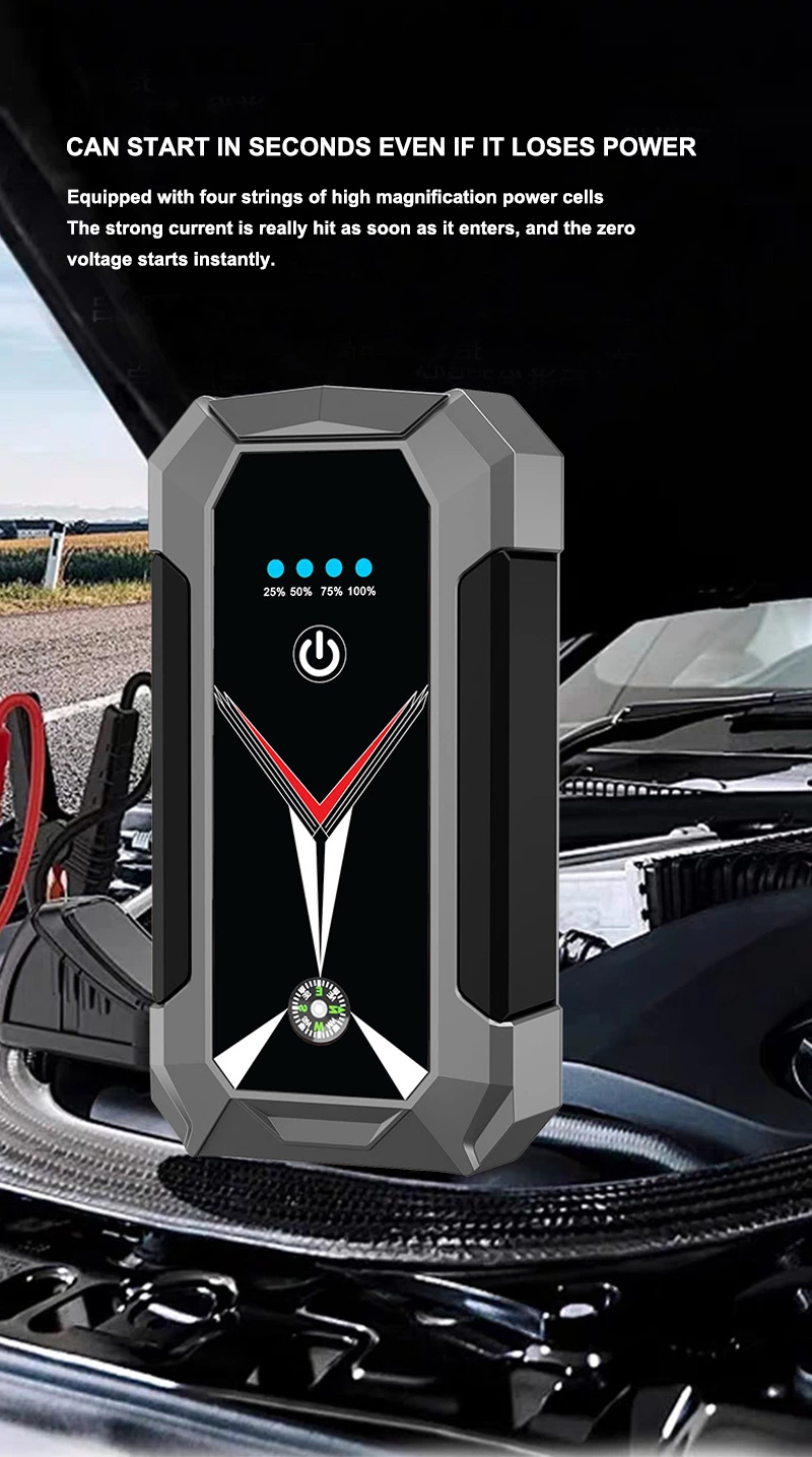 Car Jump Starter with Compass
