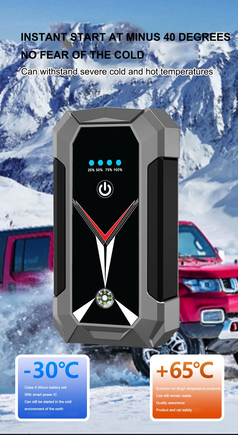 Car Jump Starter with Compass