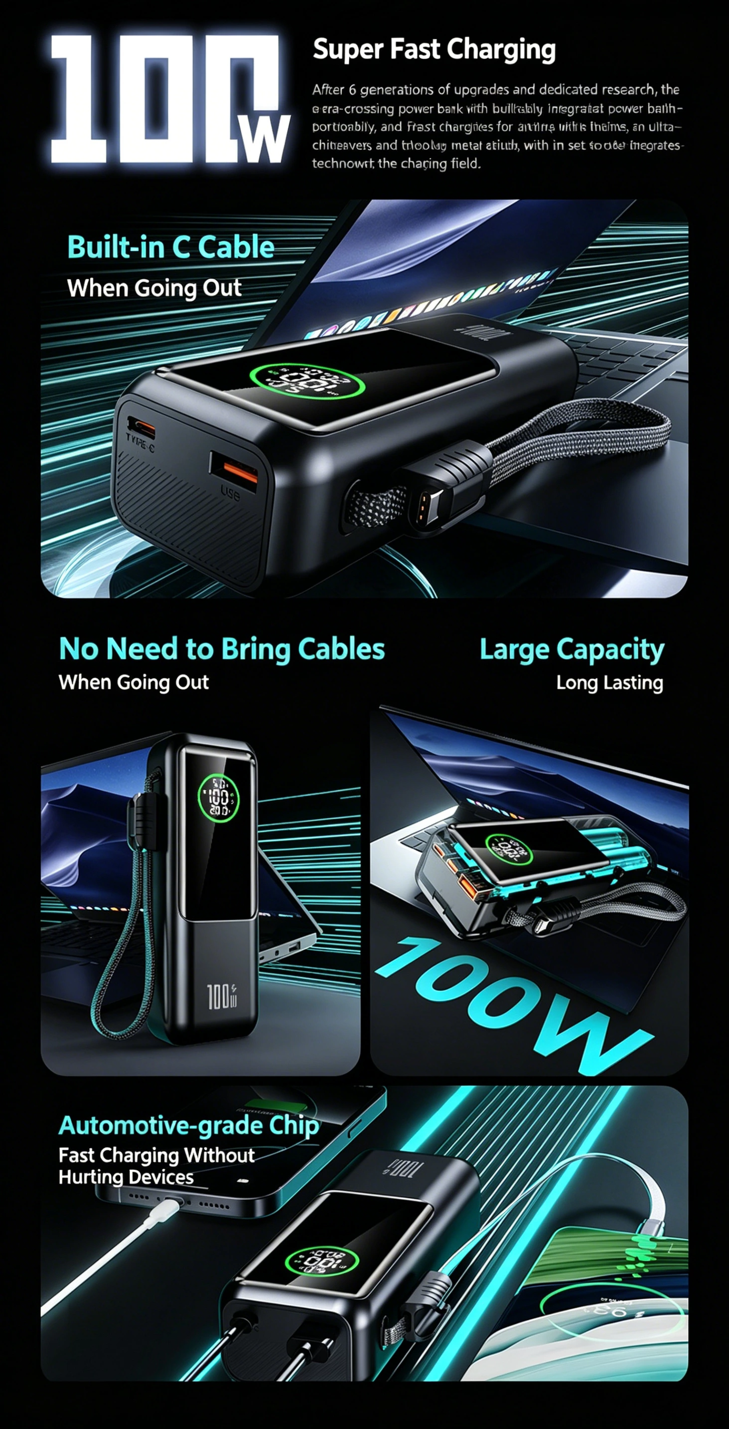 Power Bank 100W