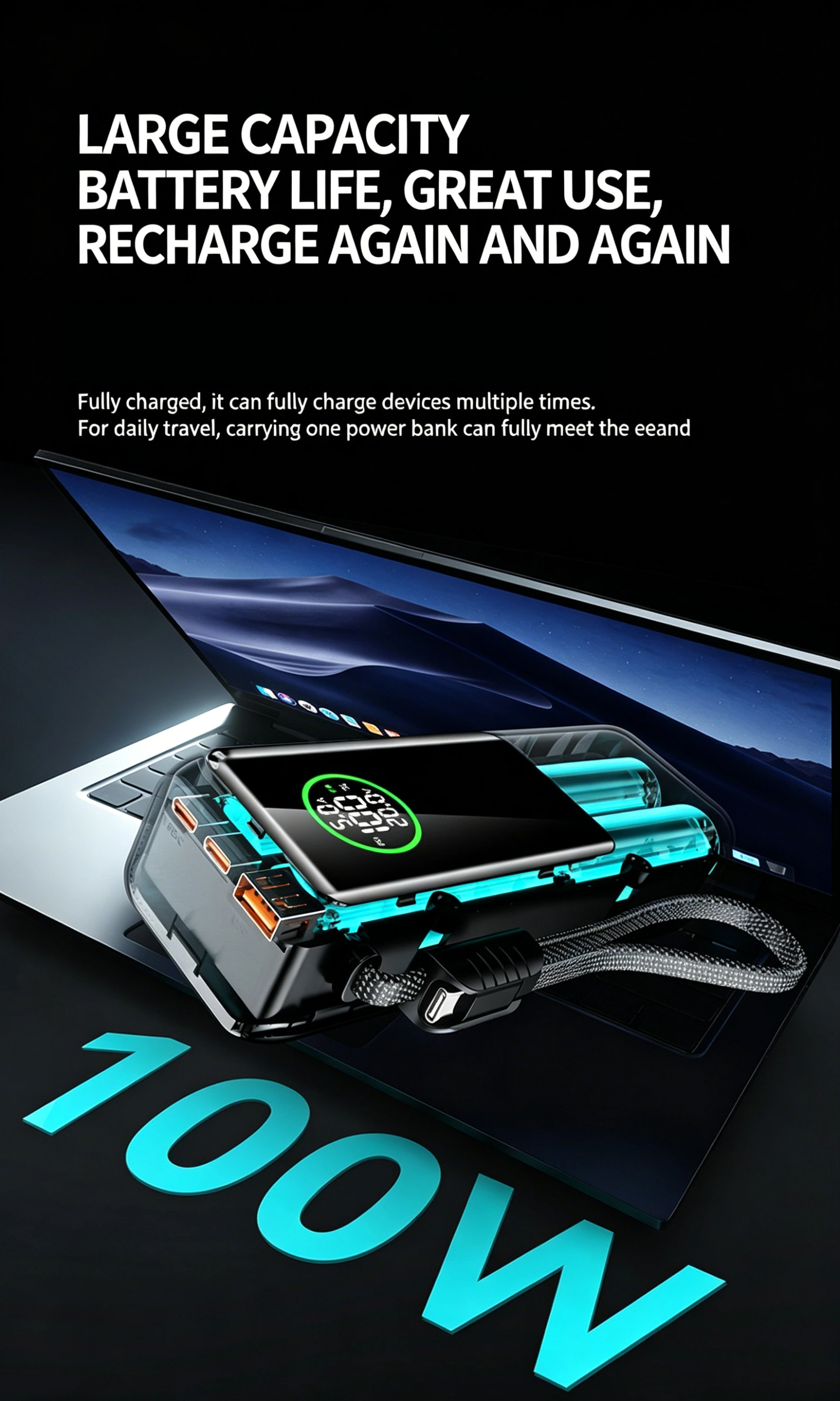 Power Bank 100W