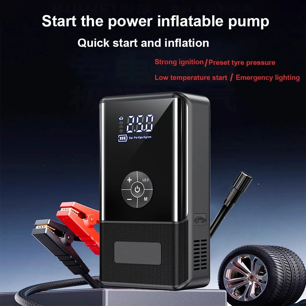 Car Jump Starter with Air Compressor