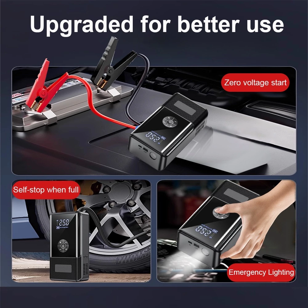 Car Jump Starter with Air Compressor