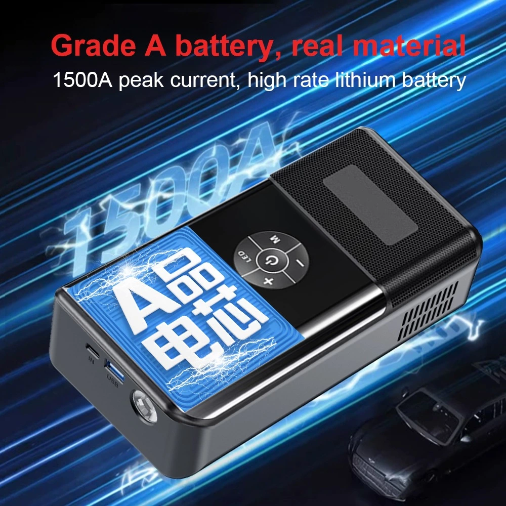 Car Jump Starter with Air Compressor