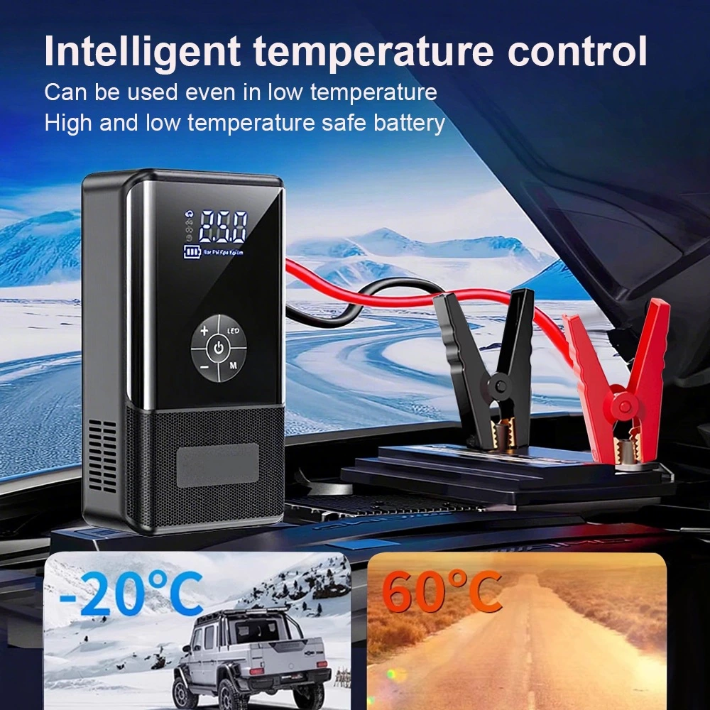 Car Jump Starter with Air Compressor