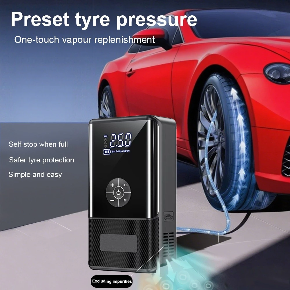 Car Jump Starter with Air Compressor