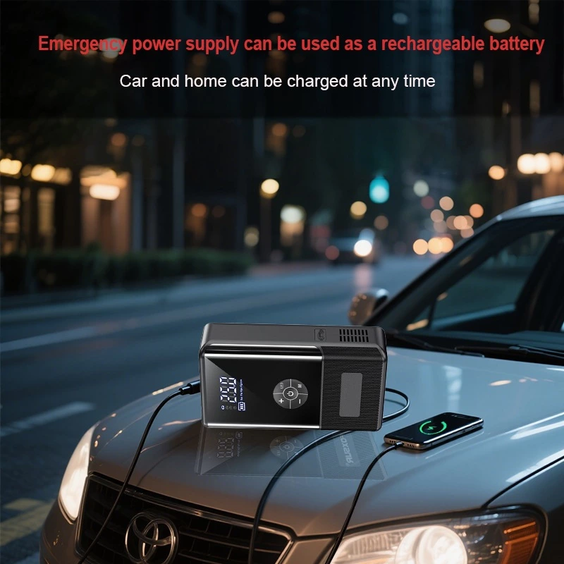 Car Jump Starter with Air Compressor