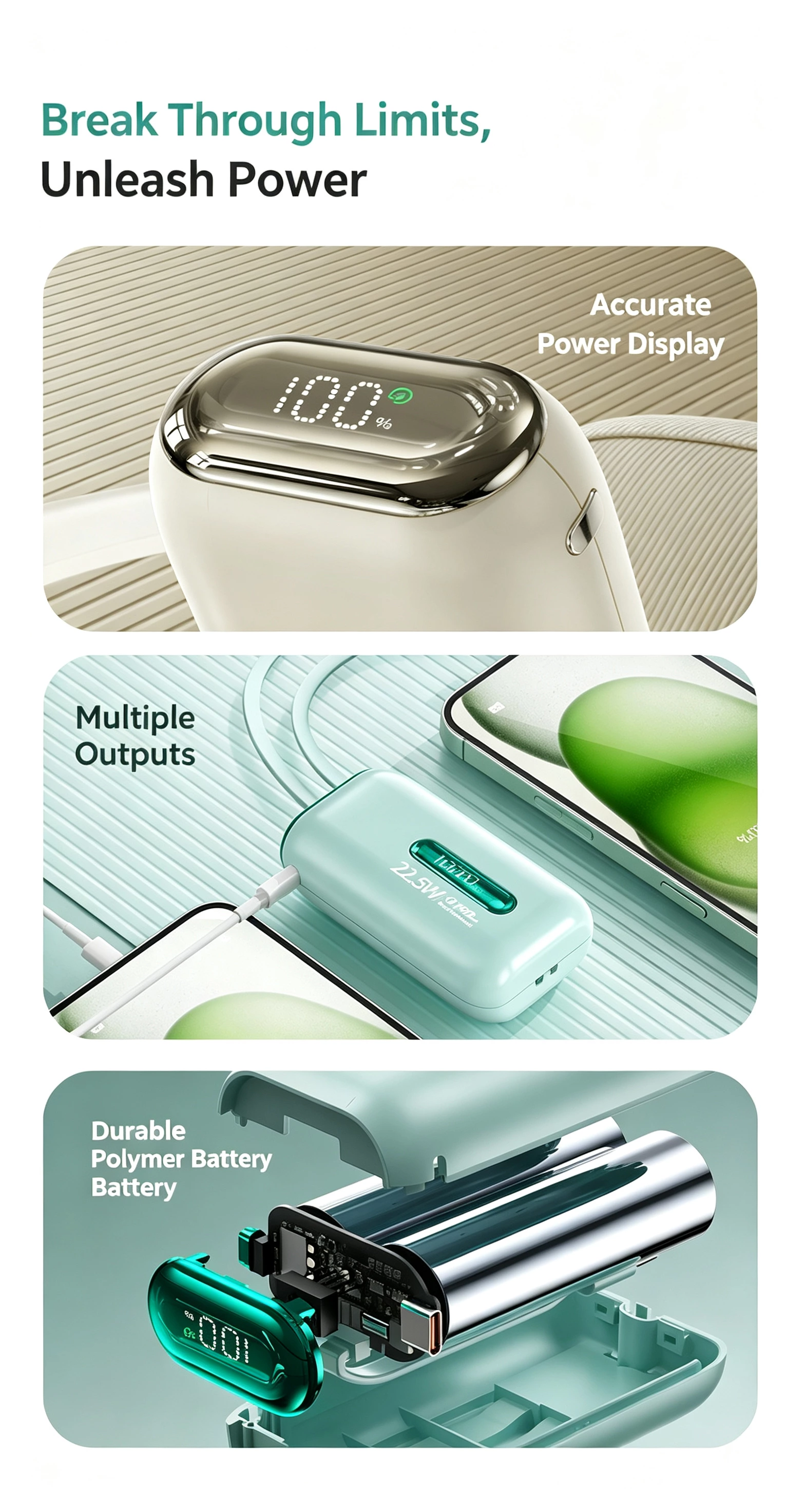 10000mAh Power Bank PD22.5w