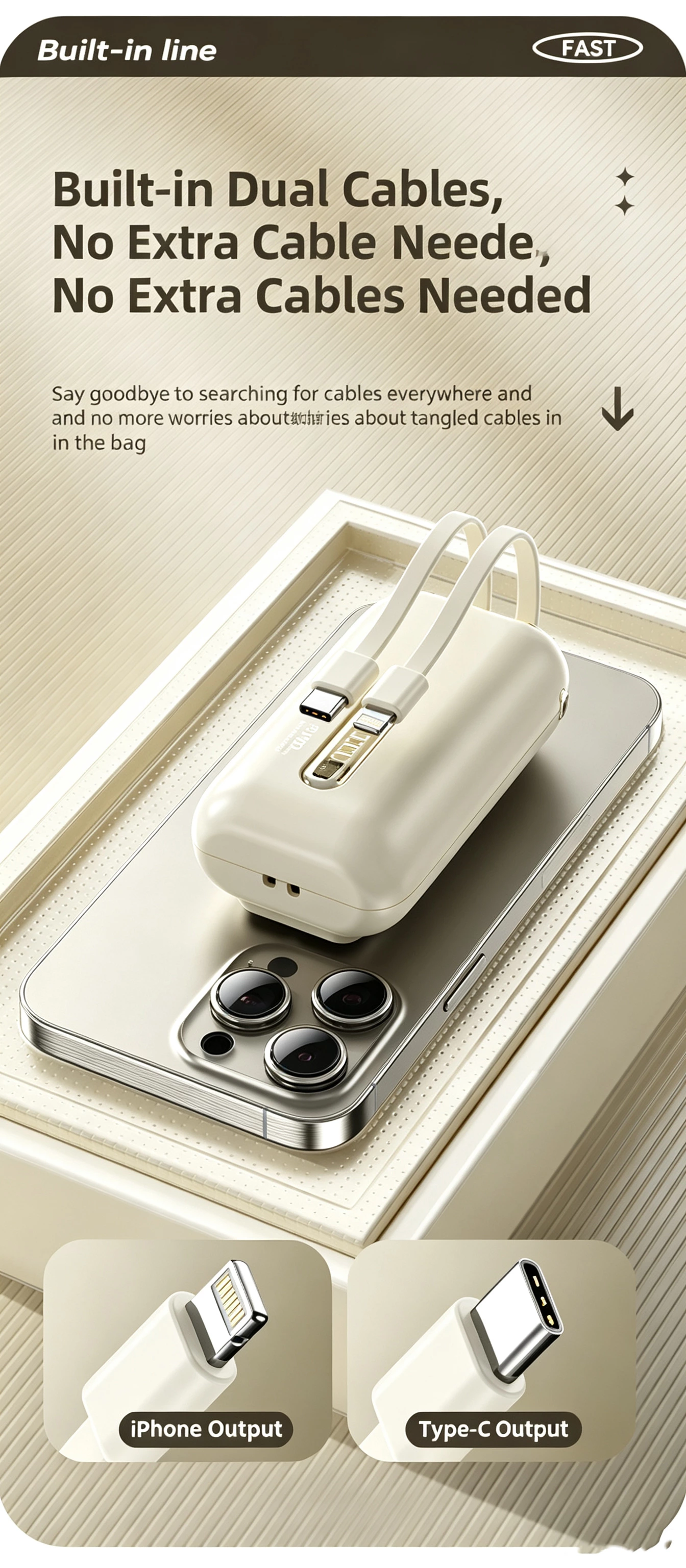 10000mAh Power Bank PD22.5w