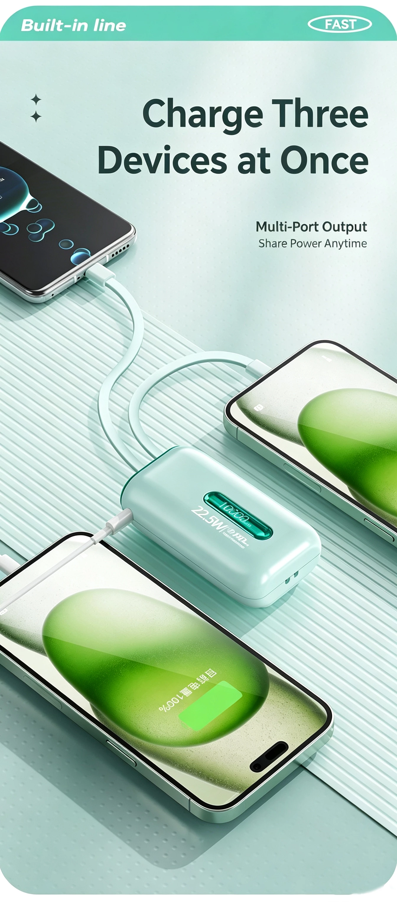 10000mAh Power Bank PD22.5w