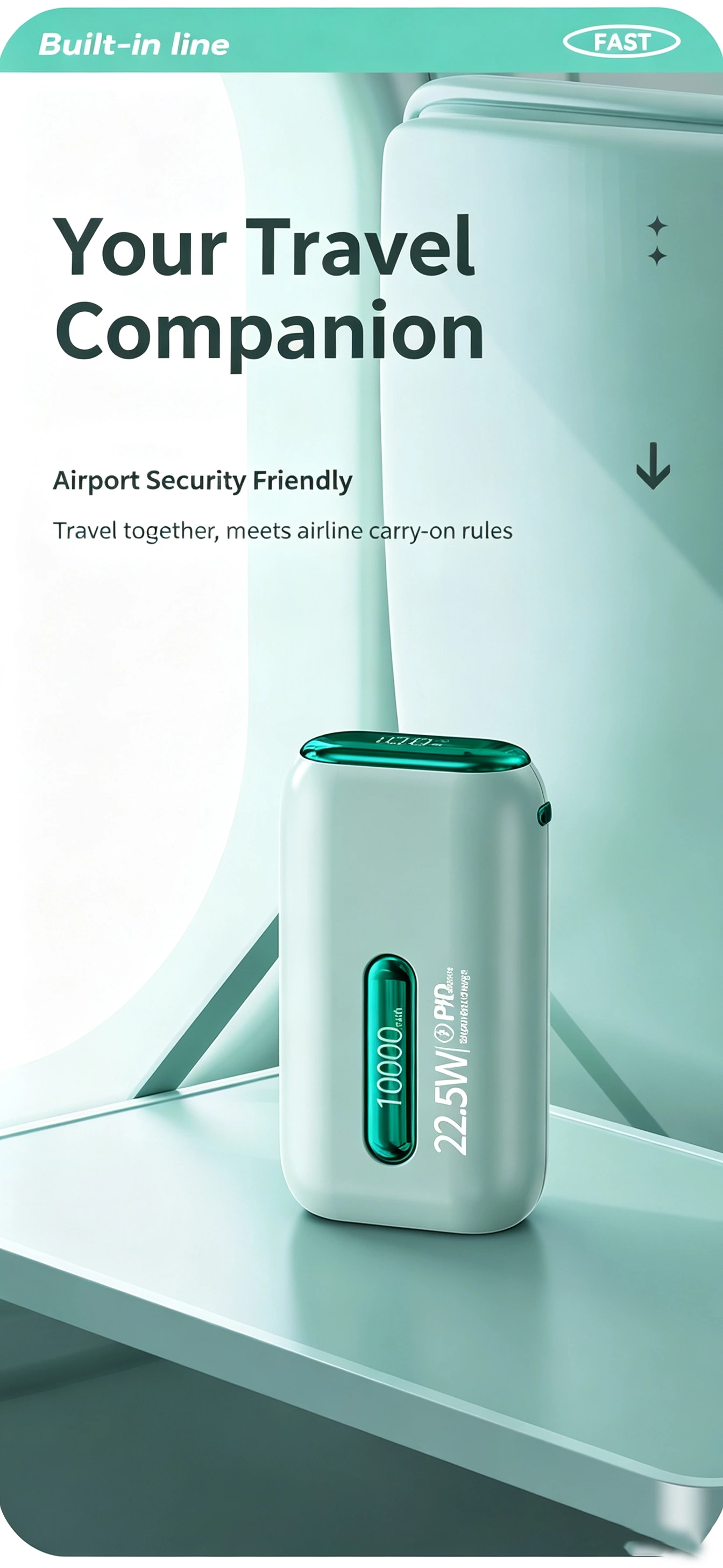 10000mAh Power Bank PD22.5w