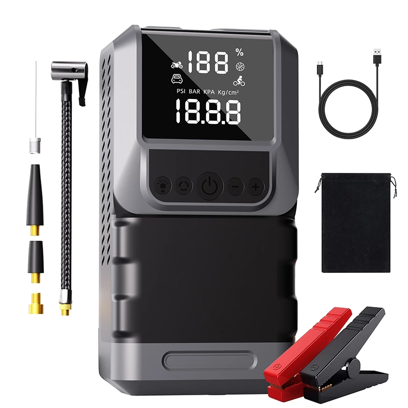 Air Pump Car Jump Starter Battery Booster
