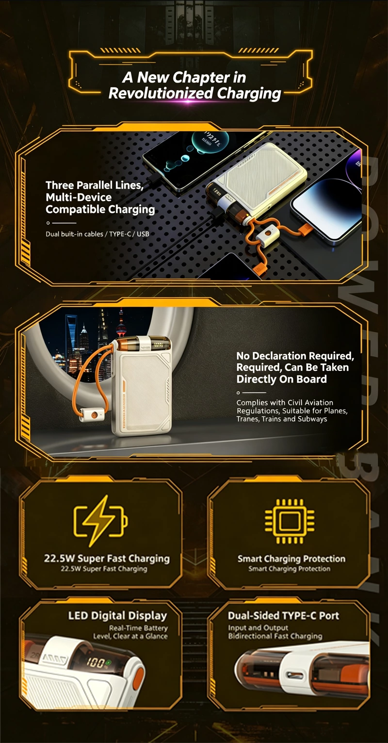 10000mAh Power Bank PD22.5w