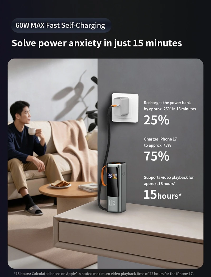 25000mah Power Bank