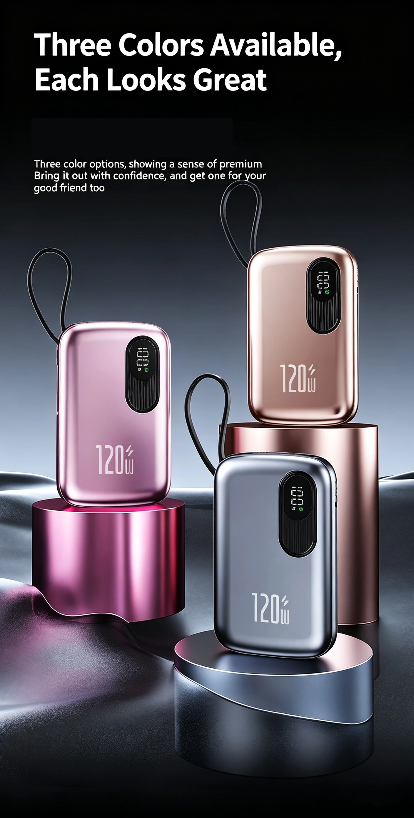 20000mah Power Bank 120W