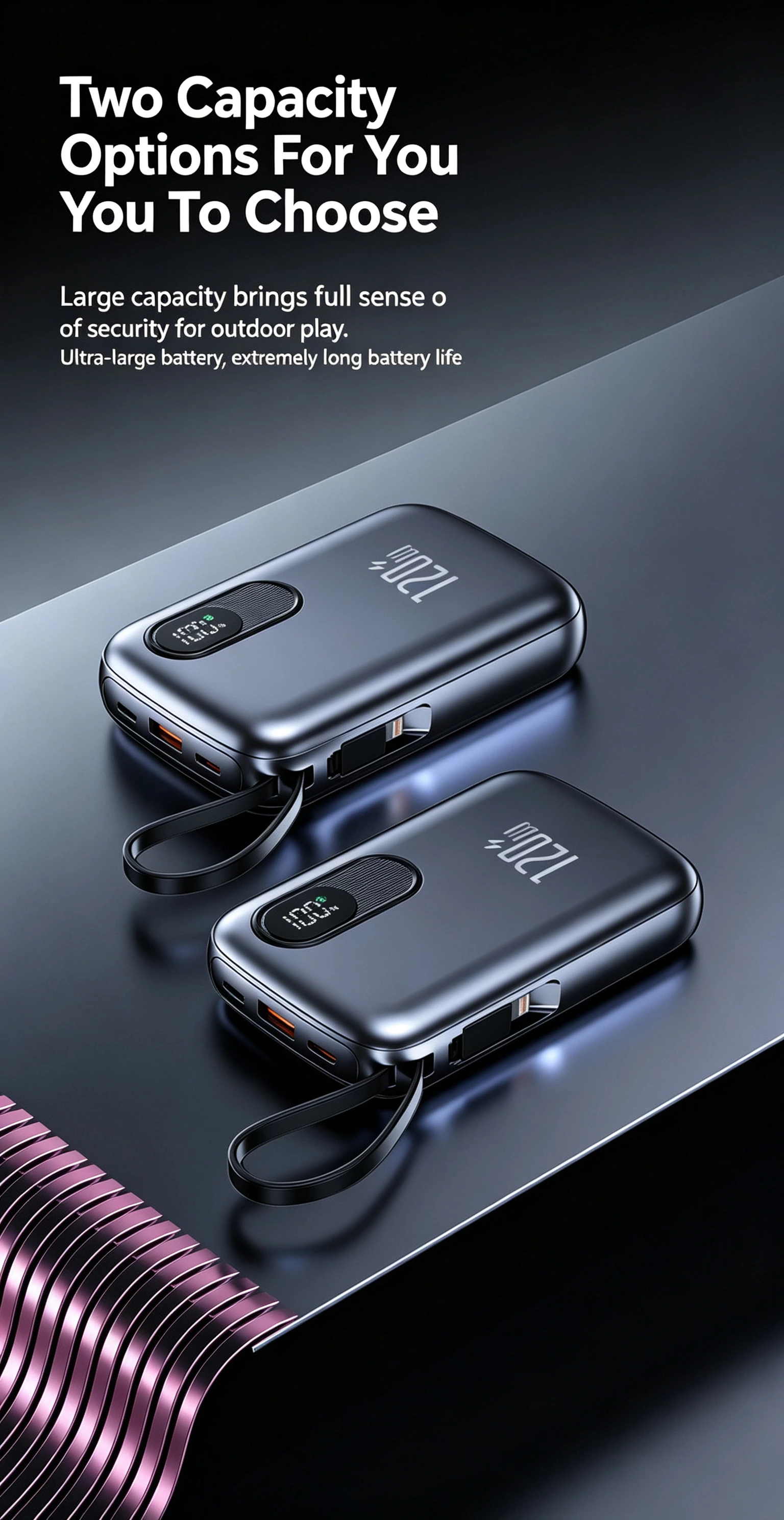 20000mah Power Bank 120W
